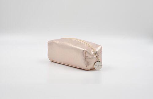 Trousse maquillage scintillante petit modele
couleur champagne