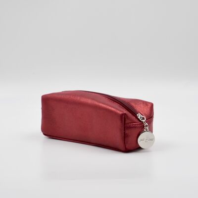 Trousse maquillage scintillante petit modele
couleur bordeaux