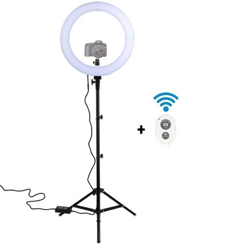 Ring lamp with 2 meter tripod – Ø46 cm