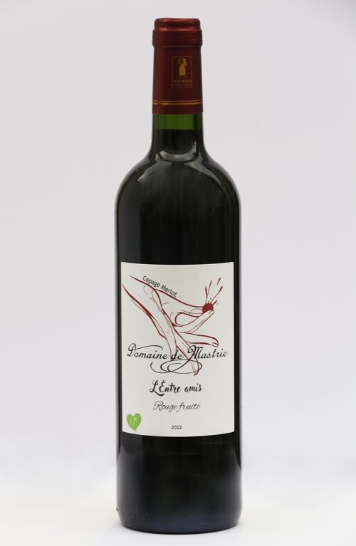 VIN rouge Merlot 75 cl BIO - IGP Côtes de Gascogne