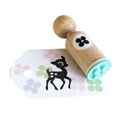 Einfacher Blumen-Mini-Stempel