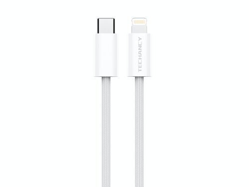 TECHANCY New Nylon USB-C to Lightning Charging Cable ，Compatible with iPhone 13 13 Pro 12 Pro Max 12 11 X XS XR 8 Plus, AirPods Pro,