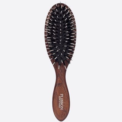 Small pneumatic hairbrush - Boar and Nylon bristles