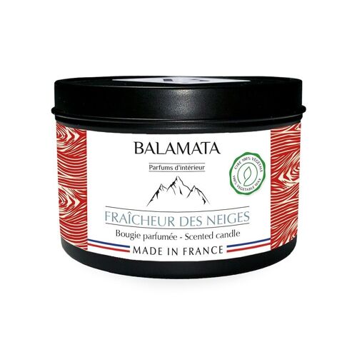 Bougie Parfumée - Fraîcheur Des Neiges - 160G - En Montagne