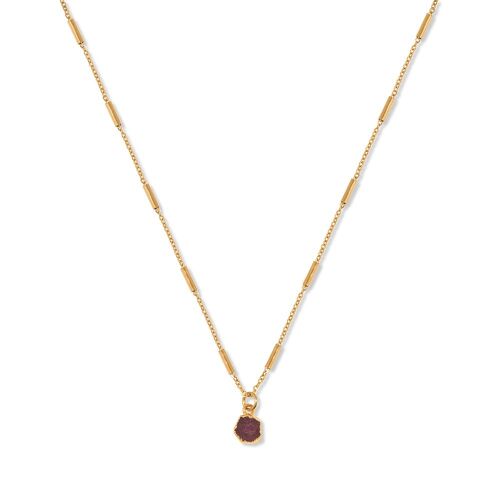 18CT Garnet Necklace