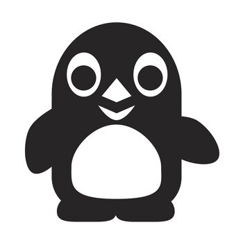 Adorable mini tampon pingouin – Caoutchouc vert menthe sur manche en bois de hêtre – Parfait pour l'artisanat et le scrapbooking 2