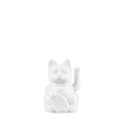 Mini chat porte-bonheur | Blanc