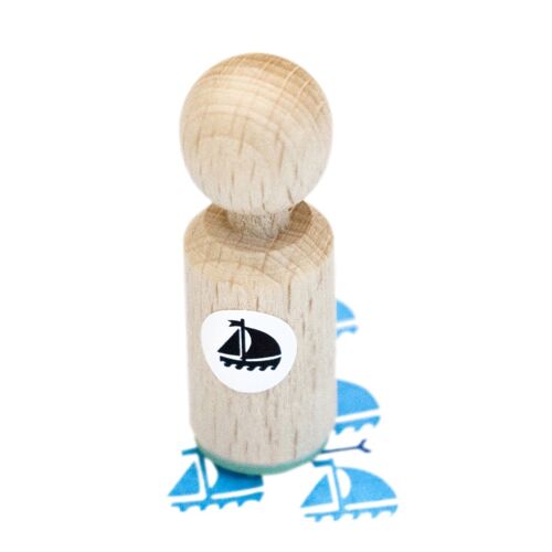 Sailboat Mini Stamp