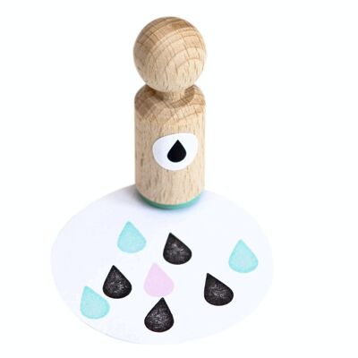 Tear Drop Mini-Stempel