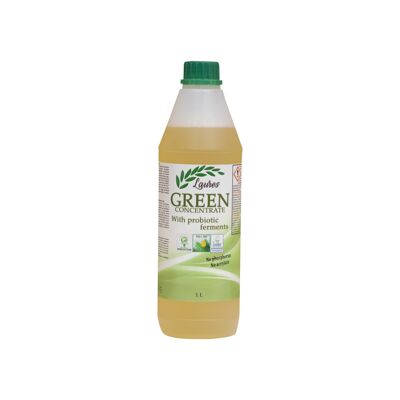 GREEN - Savon vert concentré aux enzymes probiotiques, 1L