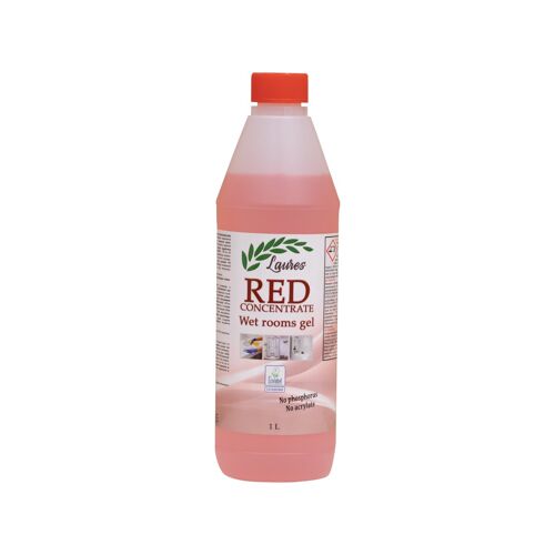 RED - Concentrated detergent for sanitary facilities, 1L