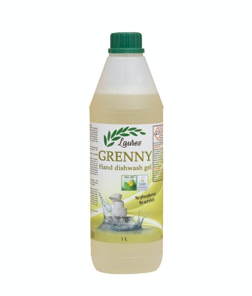GRENNY - Concentrated hand dishwashing gel, 1L