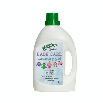 BABY CARE - Gel detergente senza solfati per vestiti per bambini, 2L