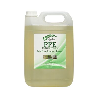PPE - Eliminador concentrado de musgo y moho con efecto de limpieza a largo plazo, 5L