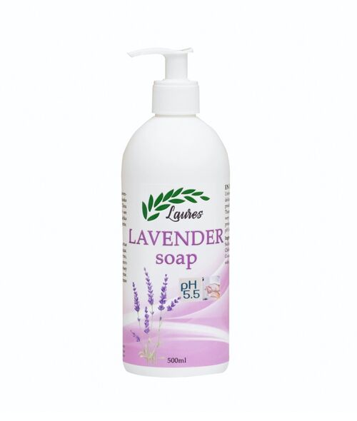 LAVENDER SOAP - Universal liquid soap for hands and body with Lavender fragrance, 500ml
