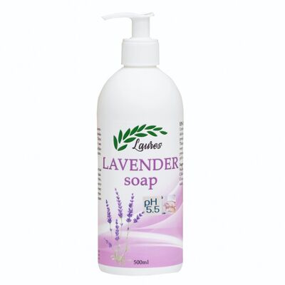 SAVON LAVANDE - Savon liquide universel pour les mains et le corps au parfum Lavande, 500 ml