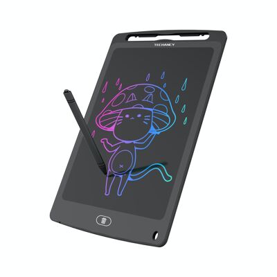 TECHANCY Tablette d'écriture LCD 10 pouces, tablette de dessin colorée Doodle Board