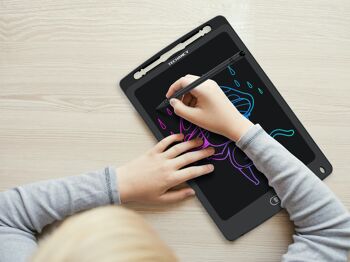 TECHANCY Tablette d'écriture LCD 10 pouces, tablette de dessin colorée Doodle Board 2