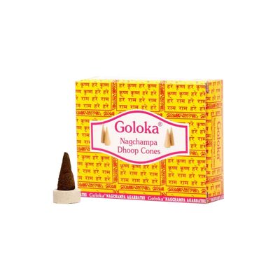 “Relaxation and Purification” incense cones with Nag Champa