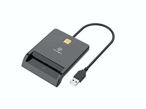 TECHANCY ID card reader,Electronic ID card reader,Compatible with all ID Cards