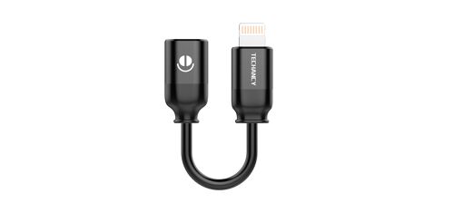 TECHANCY Lightning to 3.5mm Female Headphone Jack Adapter,lightning to Aux Audio Dongle Cable Cord Compatible with iphone