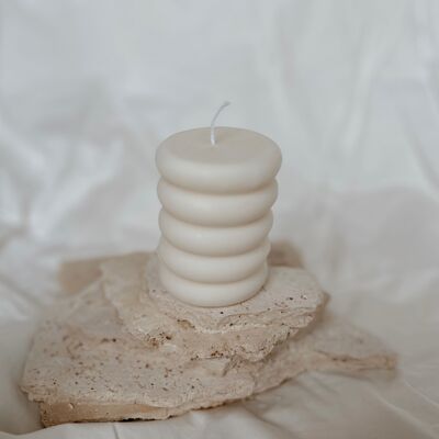 Decorative candle - pillar - circle pillar