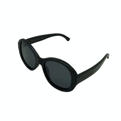 Livegens Black Planet Bamboo Sonnenbrille