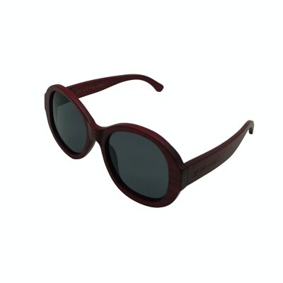 Lunettes de soleil en bambou Livegens Red Planet