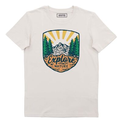 Camiseta Explore Nature - Camiseta con gráfico de camping
