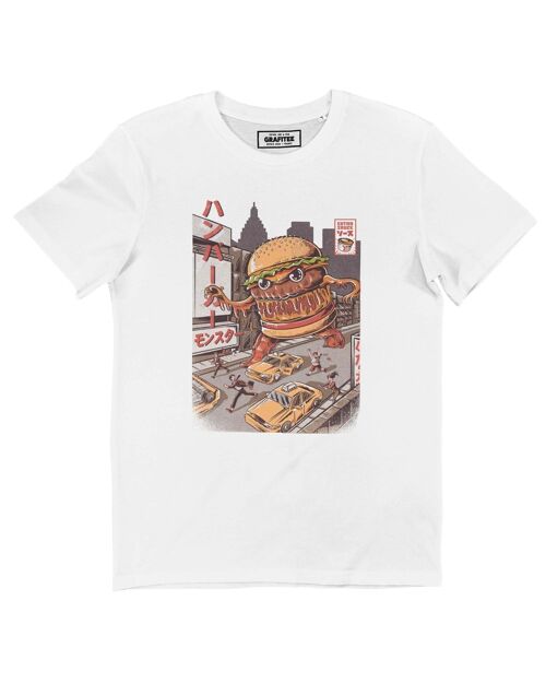 T-shirt Burgerzilla - Tee shirt illustré vintage japon