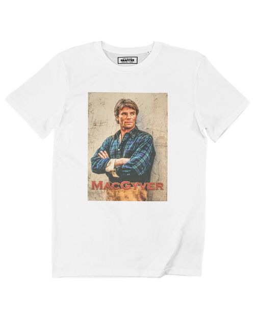 T-shirt Mac Gyver Vintage - Tee shirt photo vintage 80's