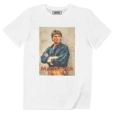 T-shirt Mac Gyver Vintage - Tee shirt photo vintage 80's