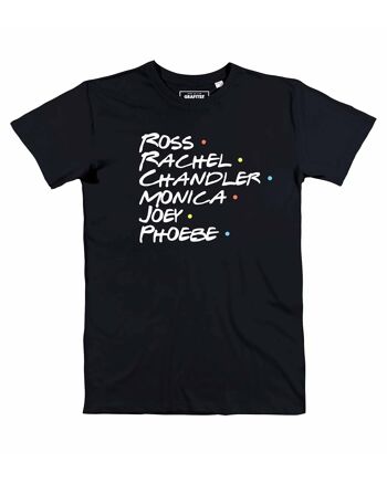 Tee shirt Friends Crew - Tshirt graphique série tv - Noir 1