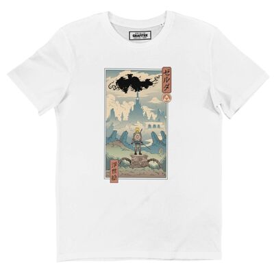 T-shirt The Legend Ukiyo-e - Tee shirt épique manga Zelda