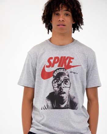 T-shirt Spike Lee - Tee graphique basket - Couleur Gris 4