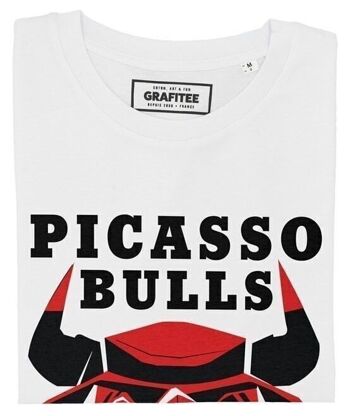 T-shirt Picasso Bulls - Tee shirt graphique logo basketball 2