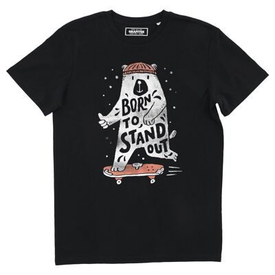 Camiseta Born To Stand Out - Camiseta con gráfico de monopatín