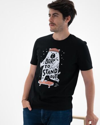 T-shirt Born To Stand Out - Tee shirt graphique skateboard 3