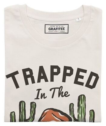 T-shirt Trapped In The Desert - Tee shirt western - Offwhite 2