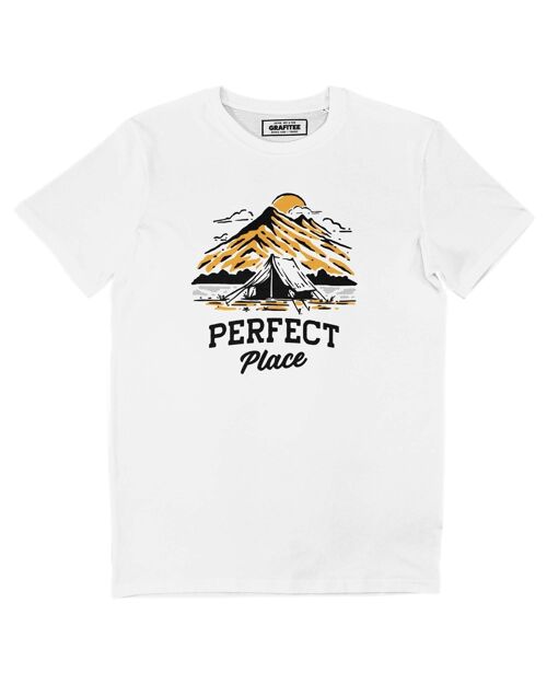 T-shirt Perfect Place - Tee shirt camping graphique aventure