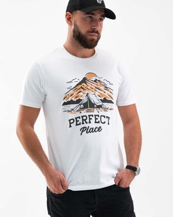 T-shirt Perfect Place - Tee shirt camping graphique aventure 3