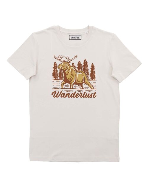 T-shirt Wanderlust Moose - Tee shirt Midwest - Off-white