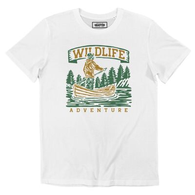 T-shirt Wildlife Canoe - Tee shirt Midwest nature