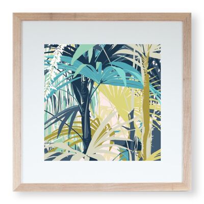 Art Print ‘Palms Series No.3’  30 x 30 cm