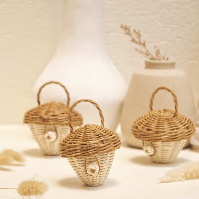 3pcs Coco Basket Miniature