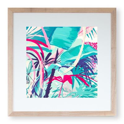 Art Print ‘Rainforest’  20 x 20 cm