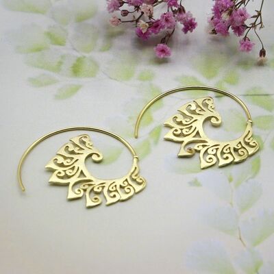 Earring Jamila 925 silver gold plated