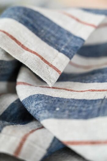 Set de serviettes Segue bleu lin 1