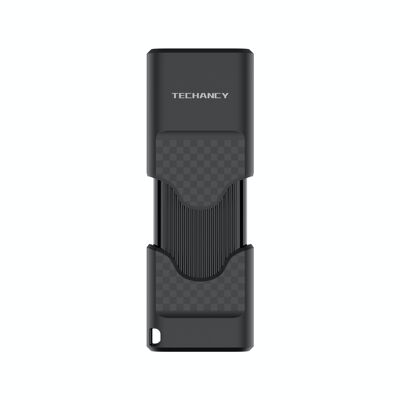 TECHANCY USB Flash Drive 2.0 – Starling – Lesegeschwindigkeit bis zu 10 MB/s (8 GB) (Schwarz)