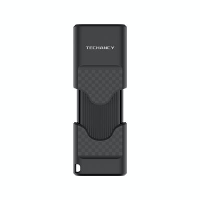 Memoria USB 2.0 TECHANCY - Starling - Velocidad de lectura de hasta 10 MB/s (64 GB) (Negro)